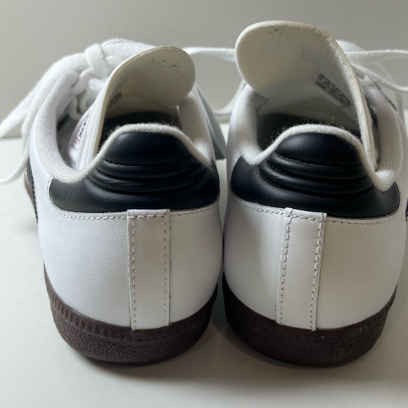 Brand New Men’s Adidas Samba Indoor Soccer Size US 7 White Black Suede Shoe - Picture 7 of 12